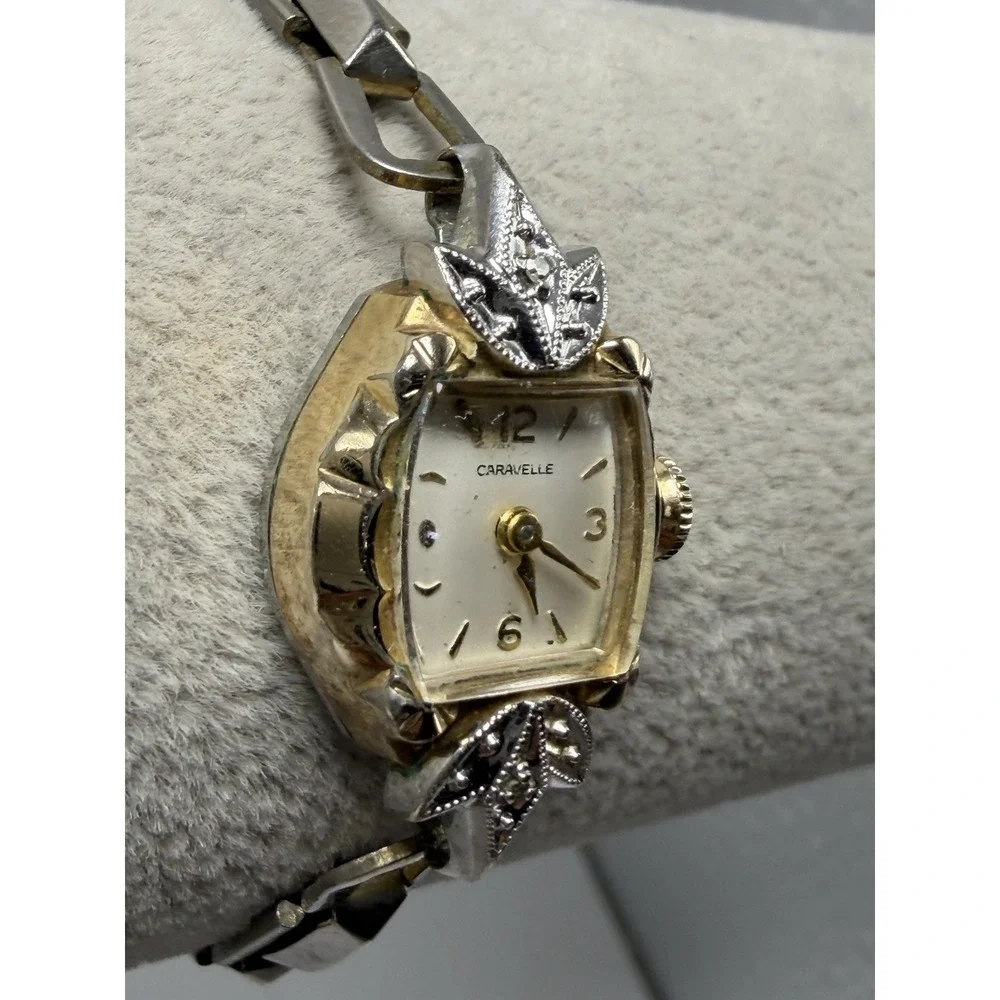 Caravelle 1966 Manual Wind Ladies Works Watch 14MM 5.5